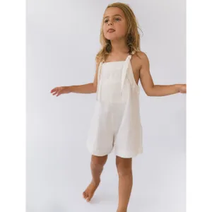 Short Marlow Overalls - White