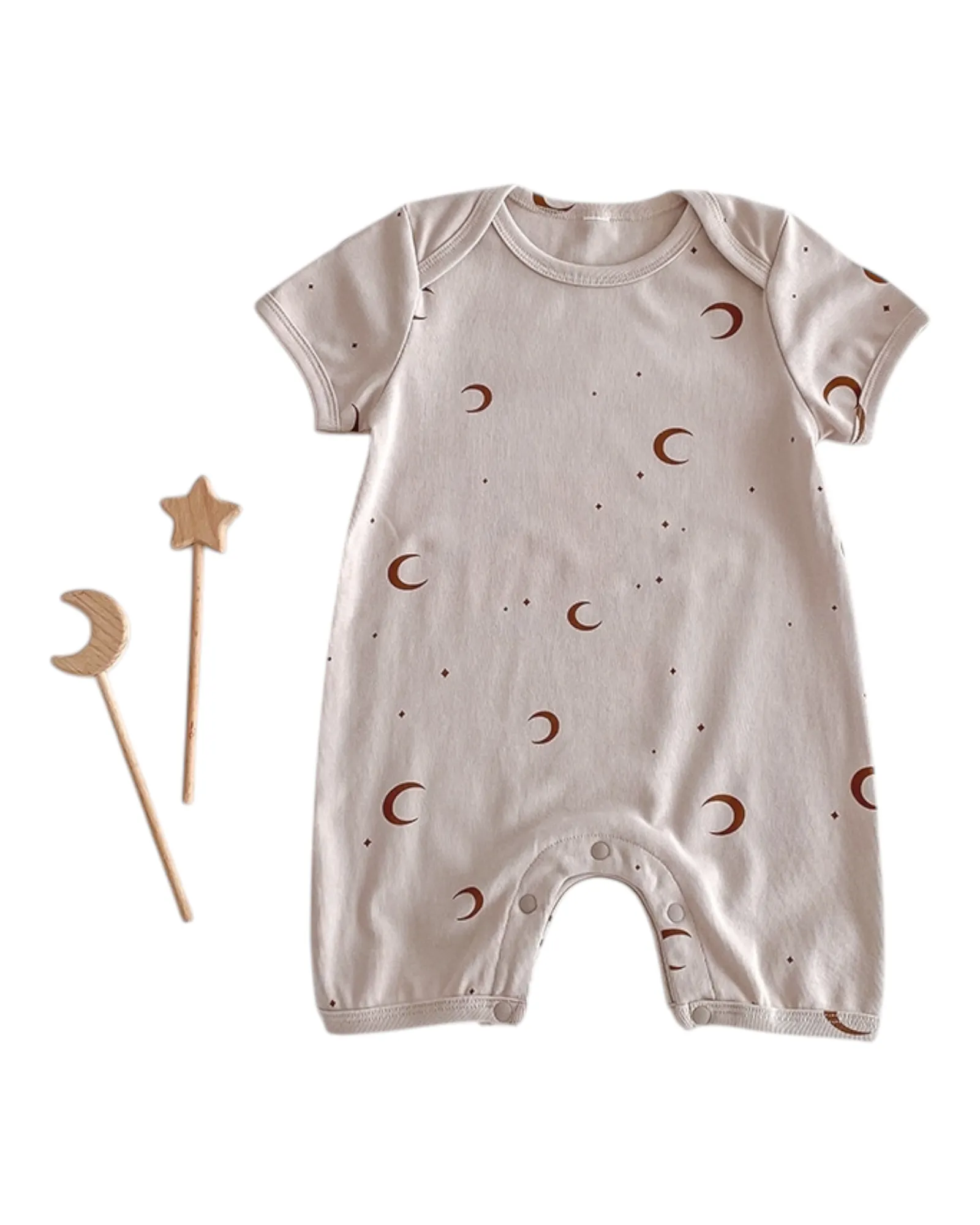 Short Sleeve Baby Overalls