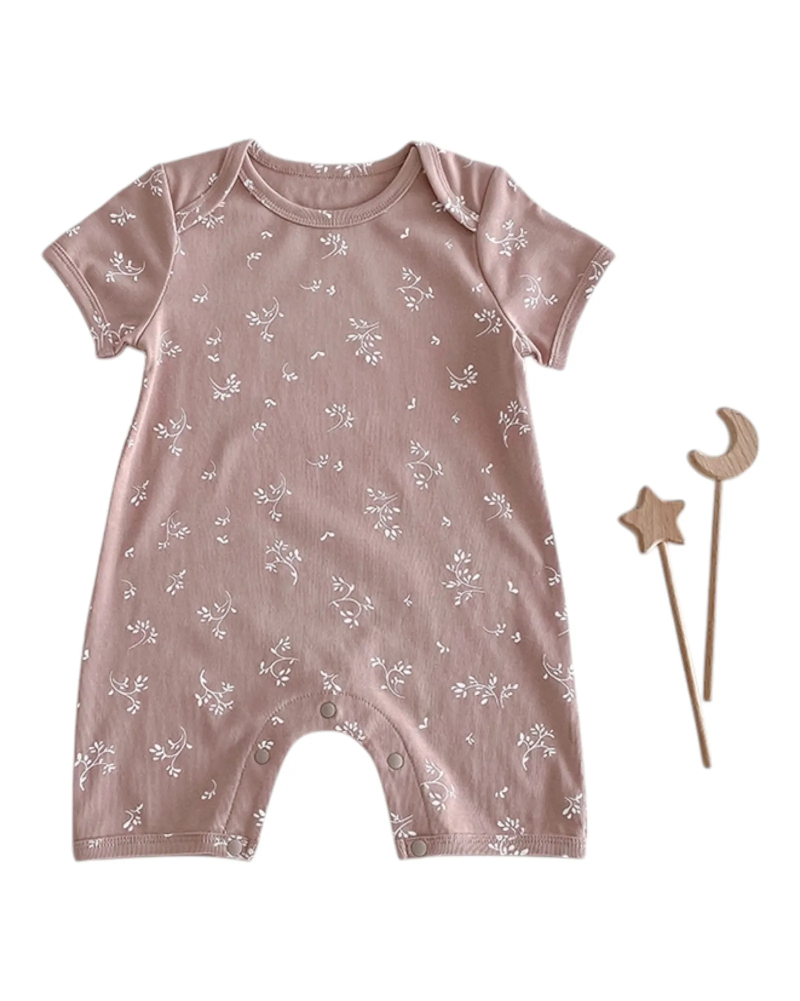 Short Sleeve Baby Overalls