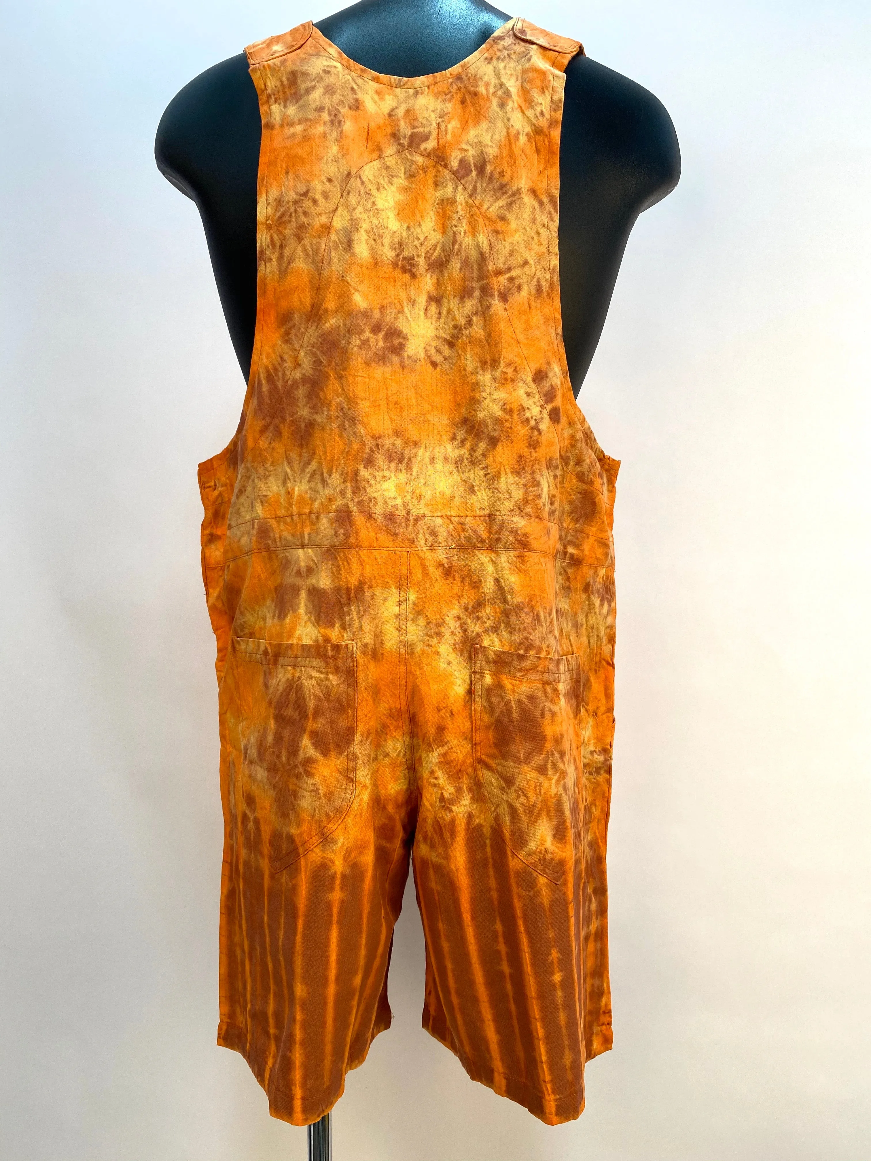 Short Tie Dyed overalls