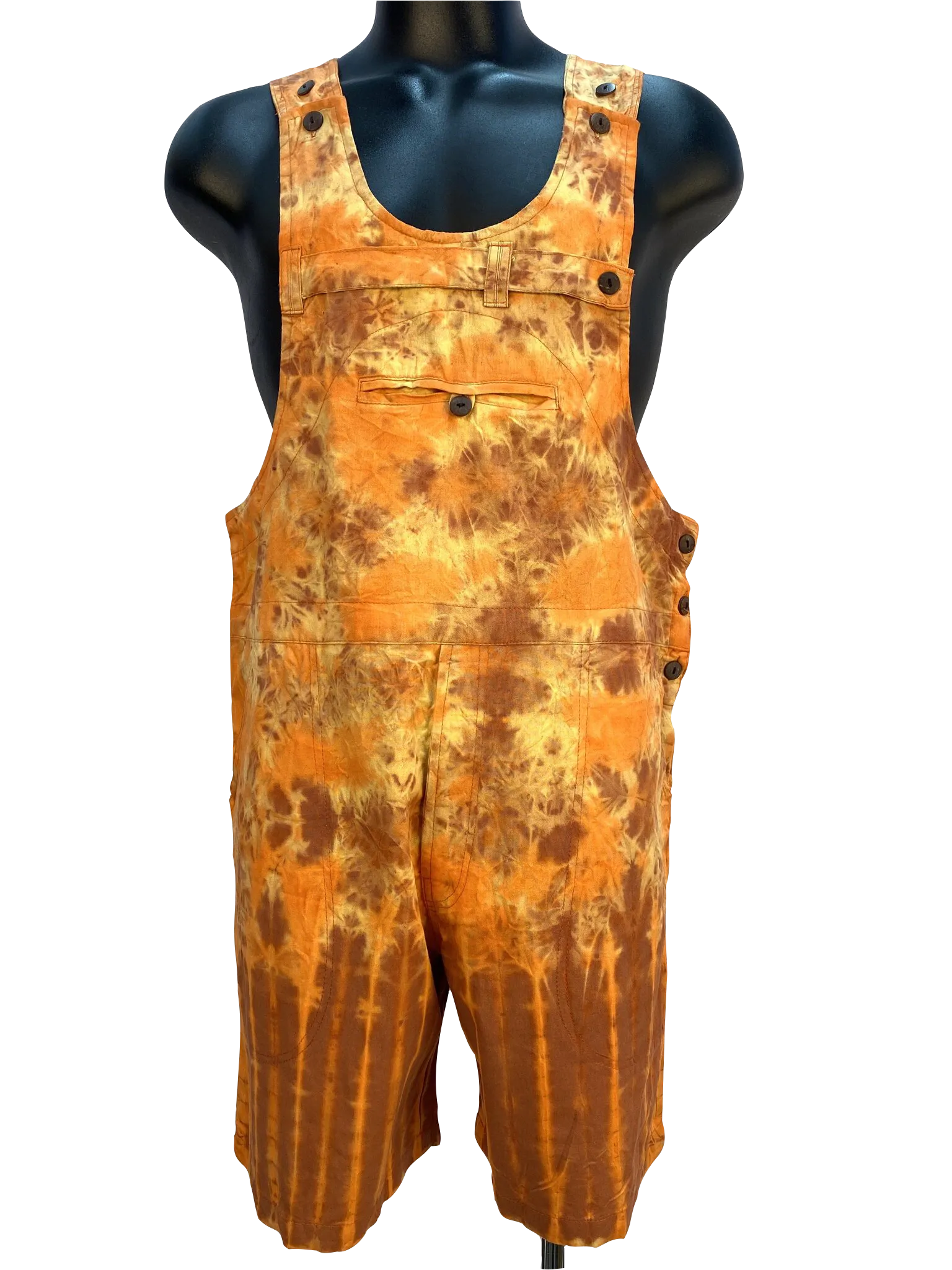 Short Tie Dyed overalls