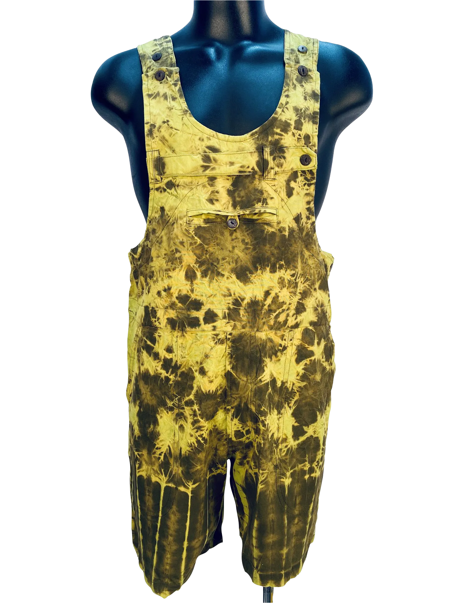 Short Tie Dyed overalls