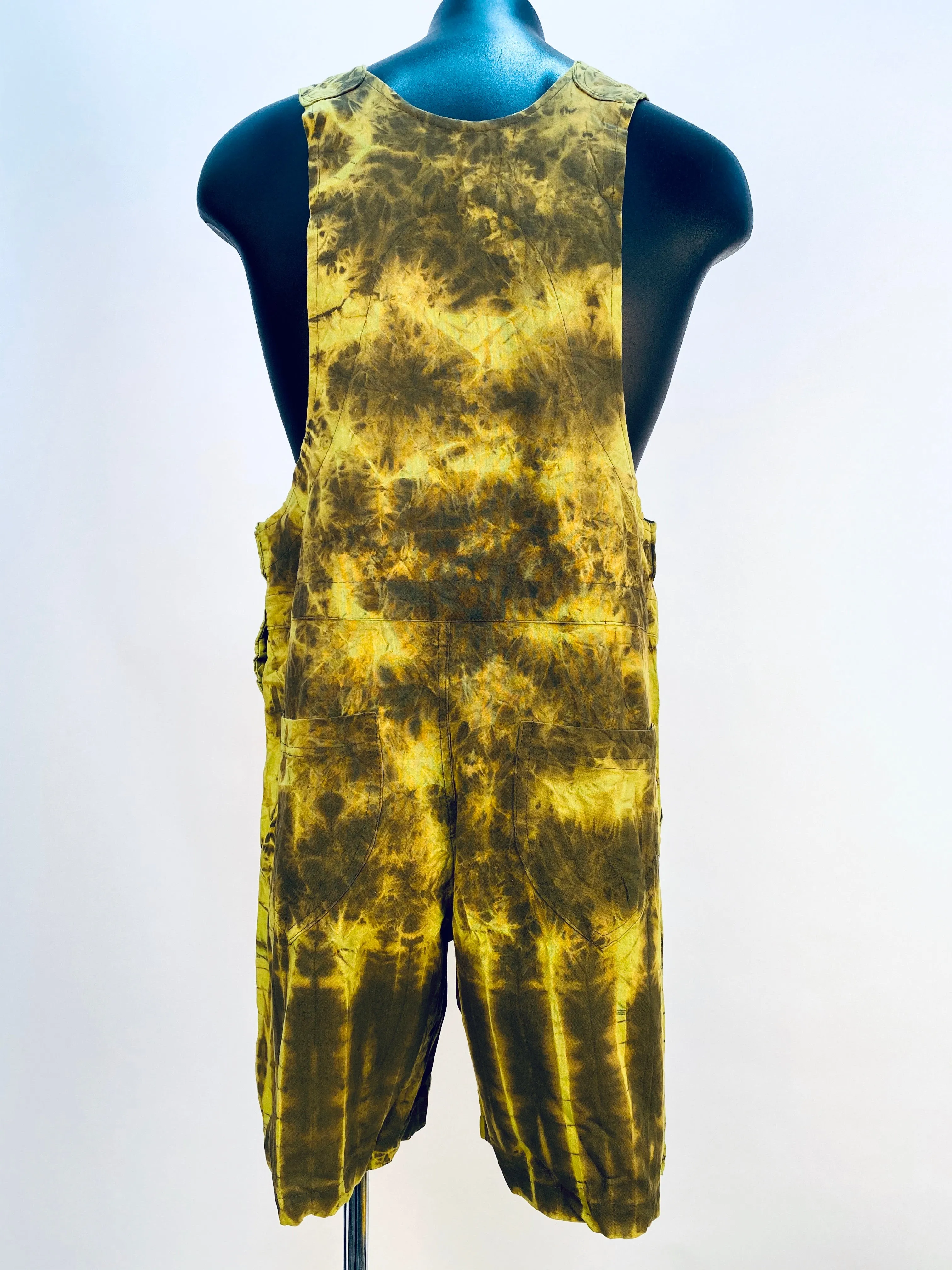Short Tie Dyed overalls