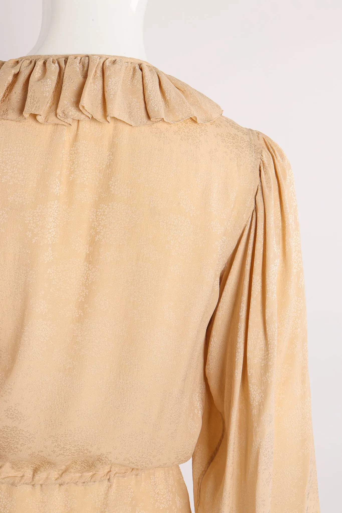 Silk Peasant Blouse
