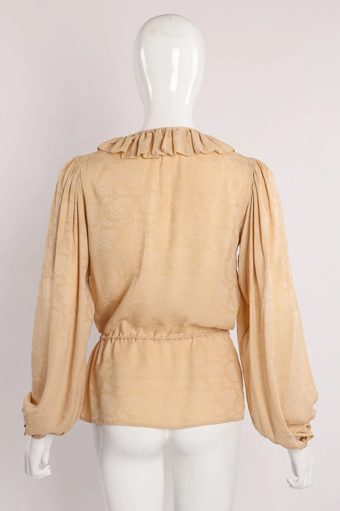 Silk Peasant Blouse