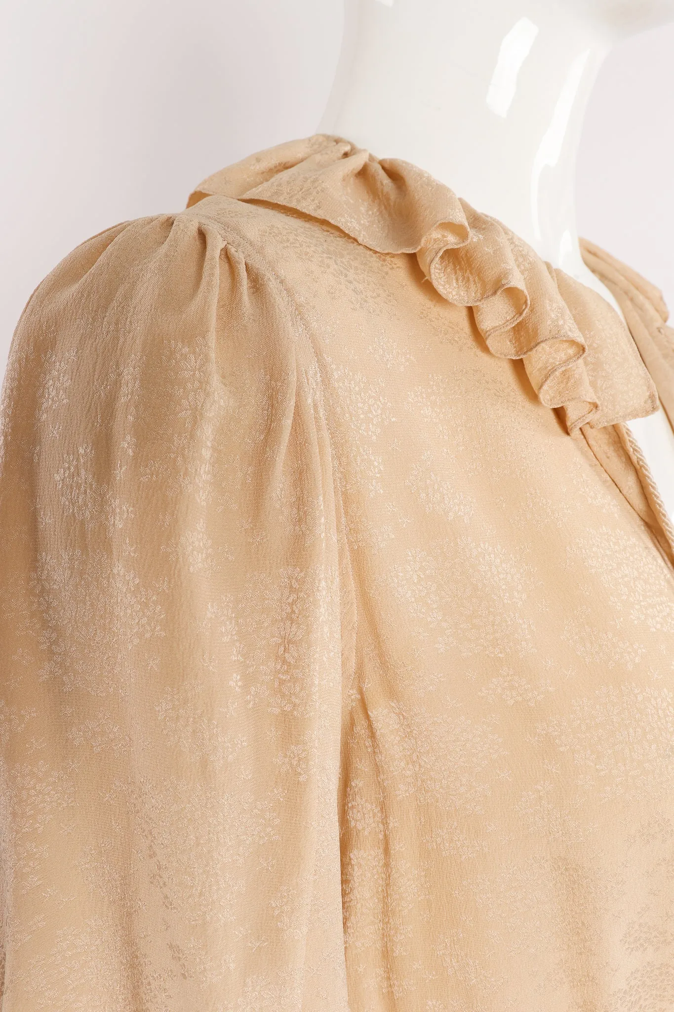 Silk Peasant Blouse
