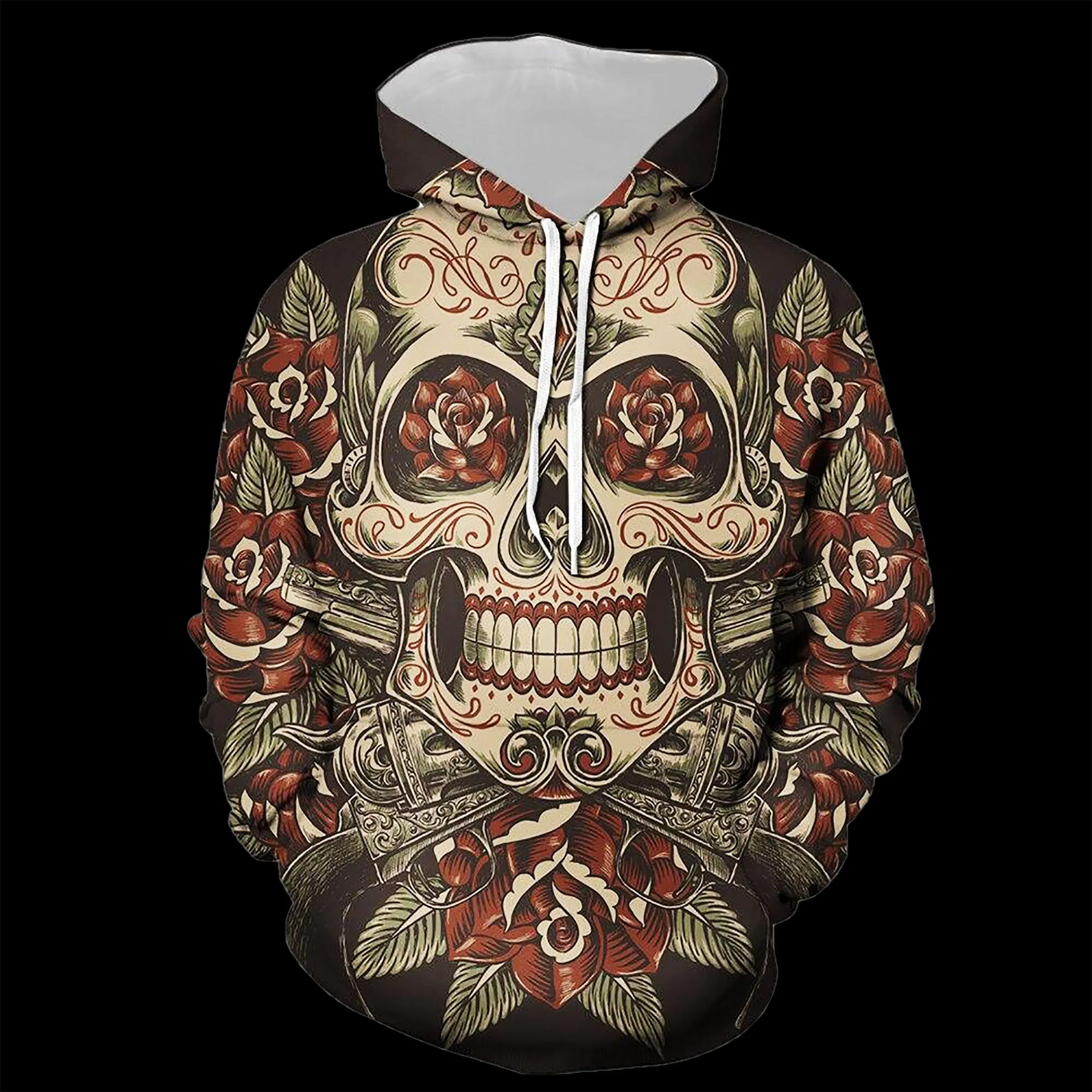 Six-Shooter Sugar Skull Hoodie
