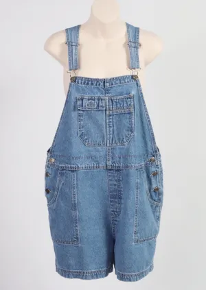 Size XL, Xhilaration Short Vintage Denim Overall/Dungarees, Shortalls