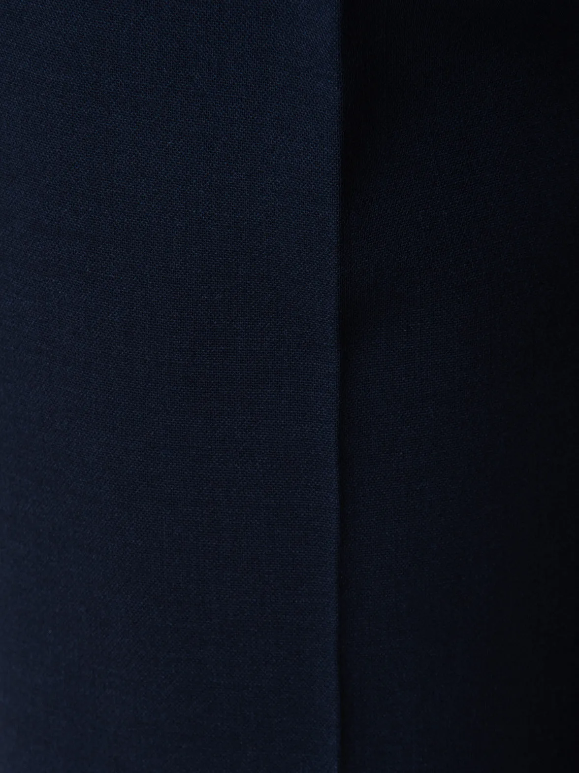 Slim Wool Double-Face Pants
