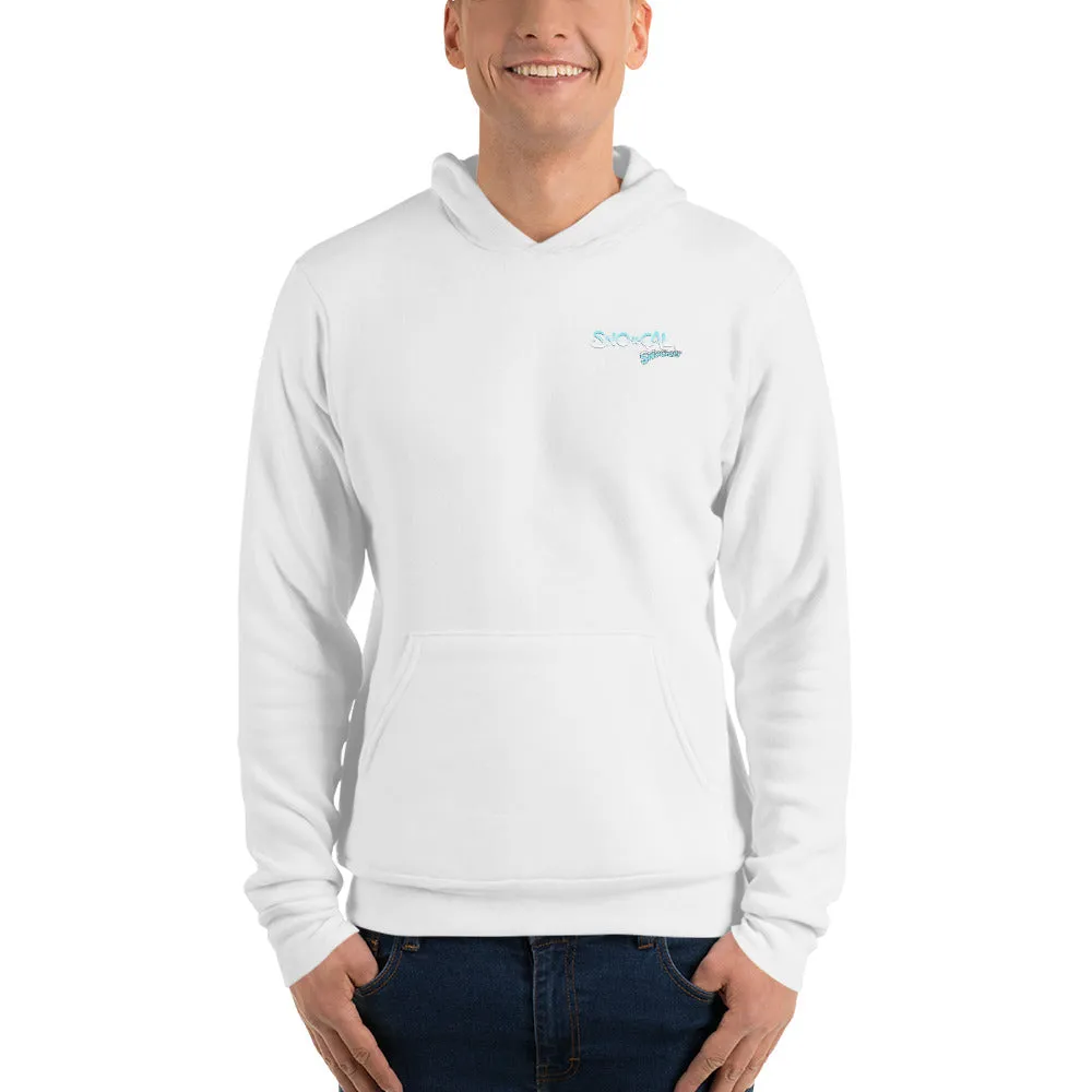 Sno Cal SnoClops White Snowboard Hoodie