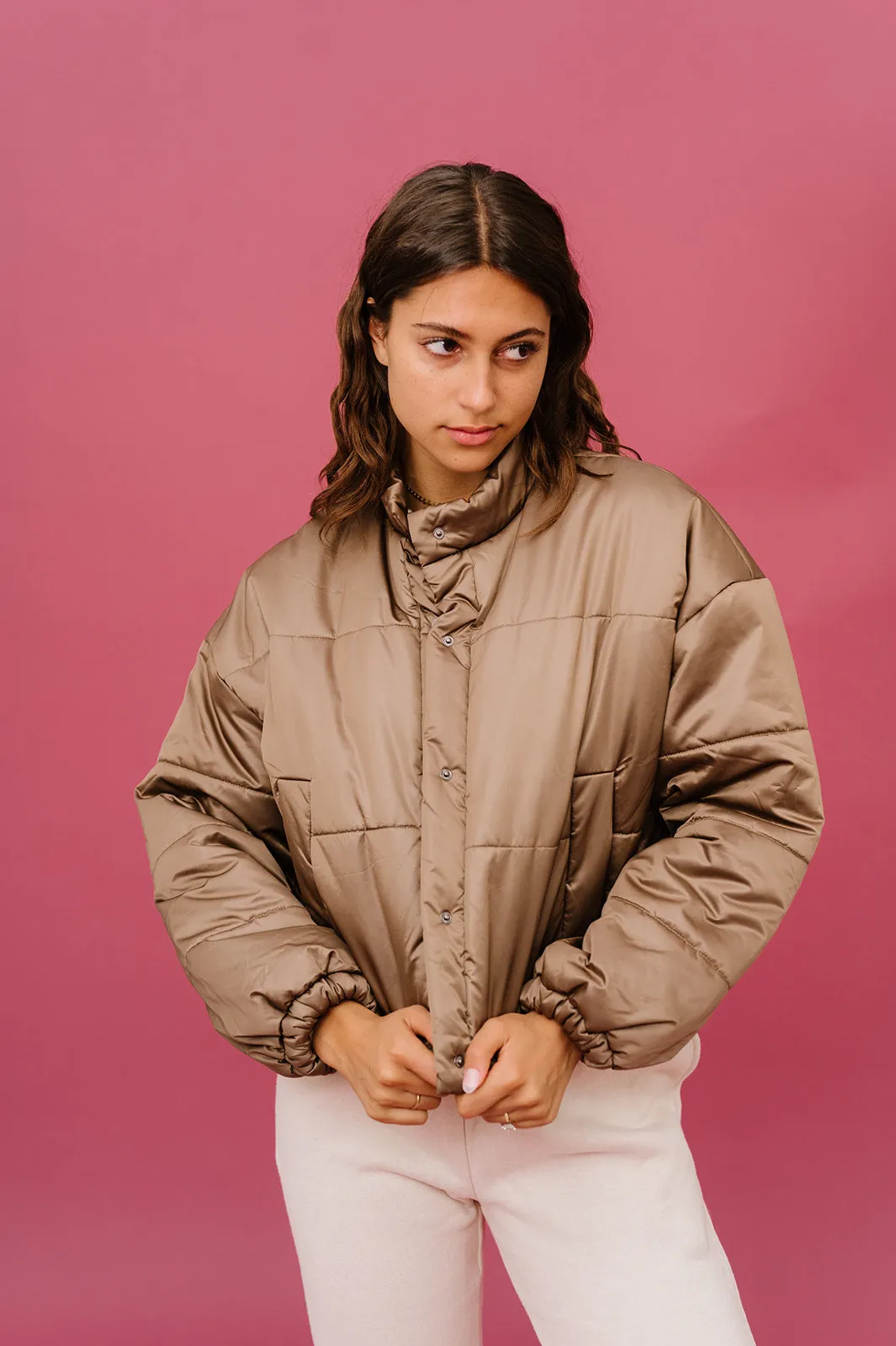 SoHo Puffer// Chocolate