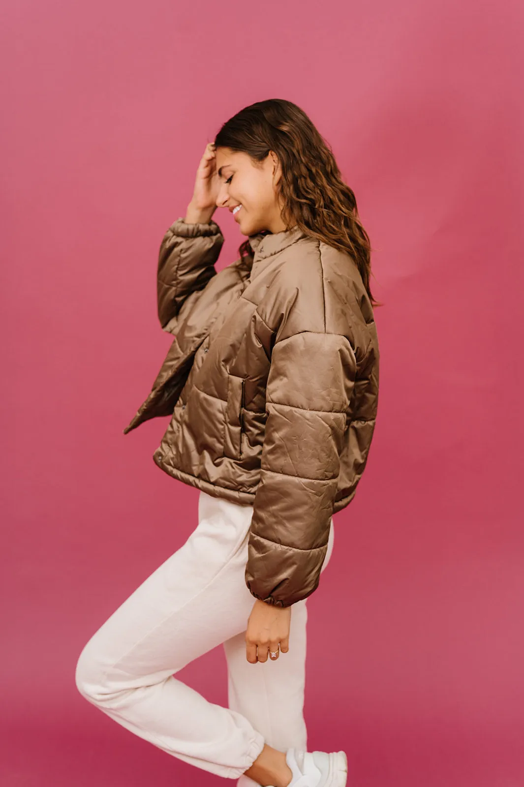 SoHo Puffer// Chocolate