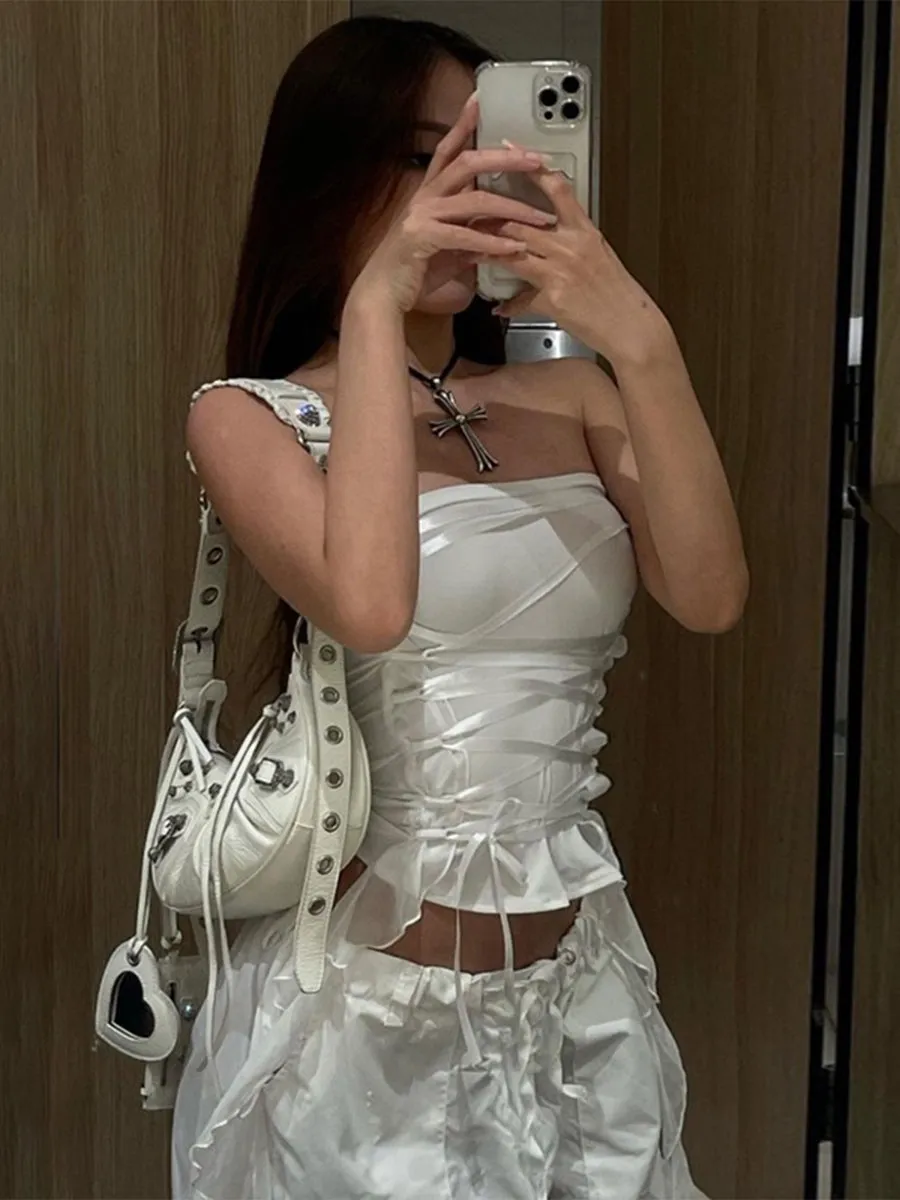 Solid Color Strap Tube Top