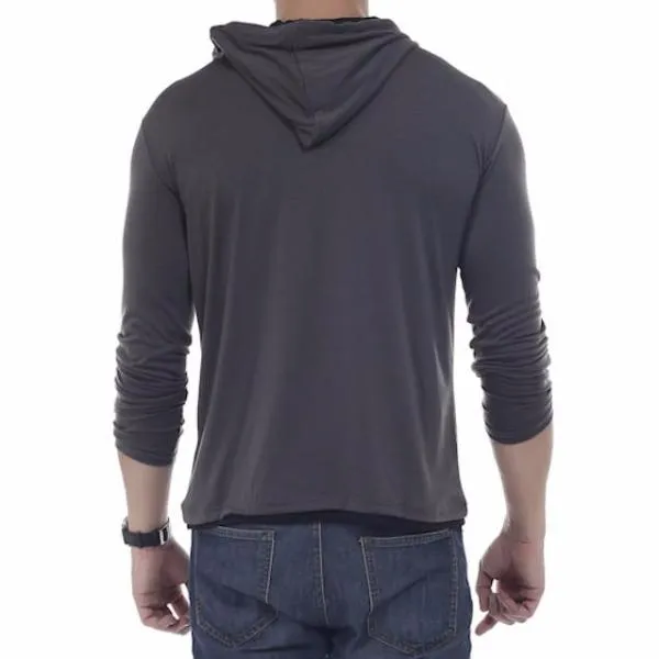 Solid Sling Casual Slim Fit Hoodies