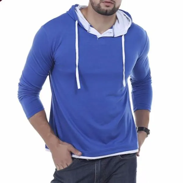 Solid Sling Casual Slim Fit Hoodies