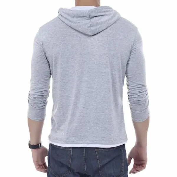 Solid Sling Casual Slim Fit Hoodies