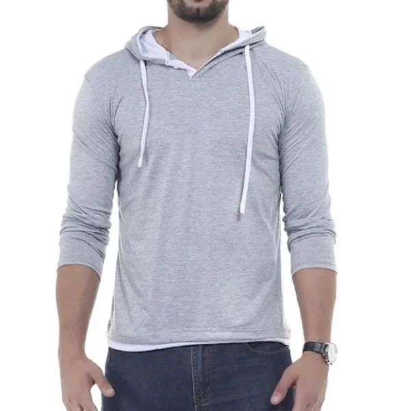 Solid Sling Casual Slim Fit Hoodies