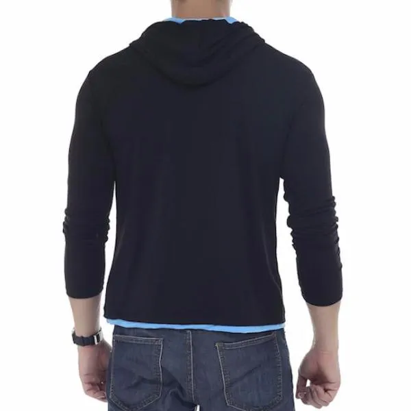 Solid Sling Casual Slim Fit Hoodies