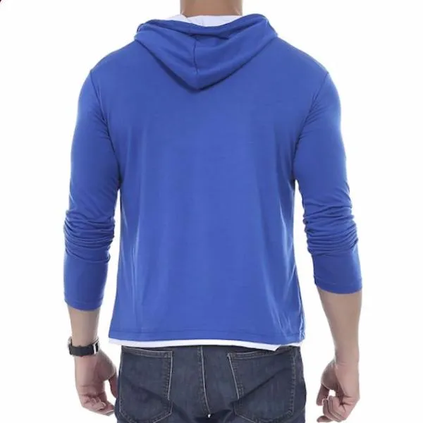 Solid Sling Casual Slim Fit Hoodies