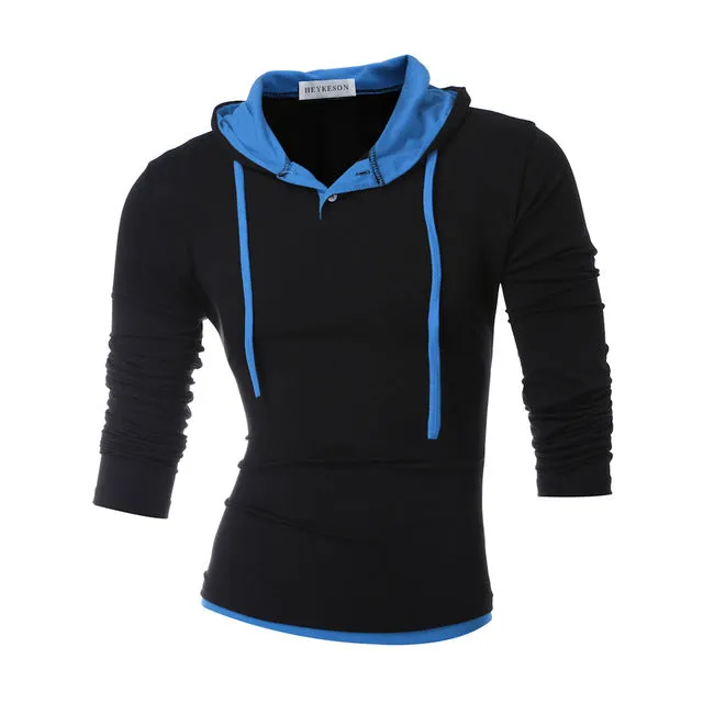 Solid Sling Casual Slim Fit Hoodies