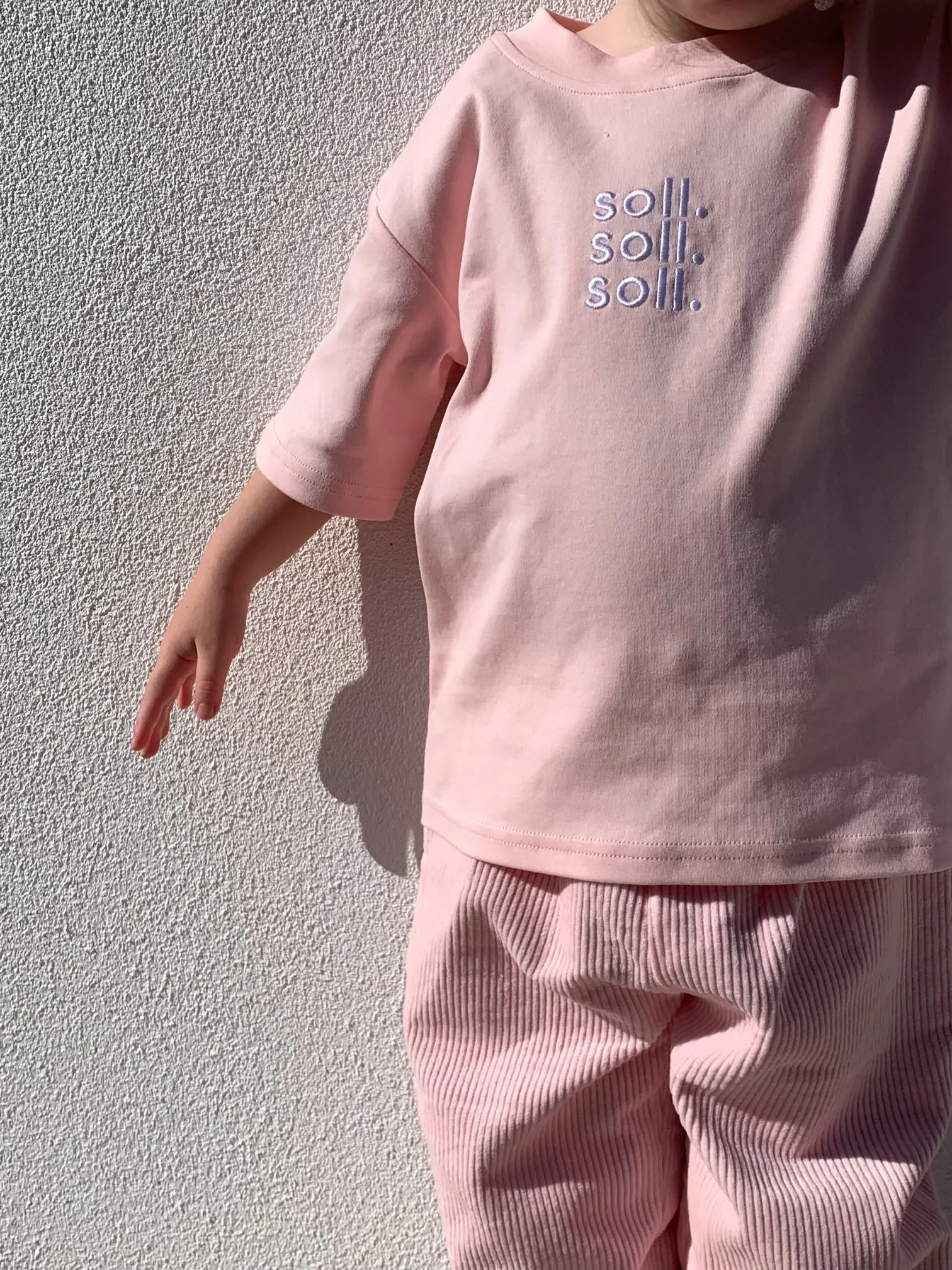 Soll Kids Logo Tee - Pink