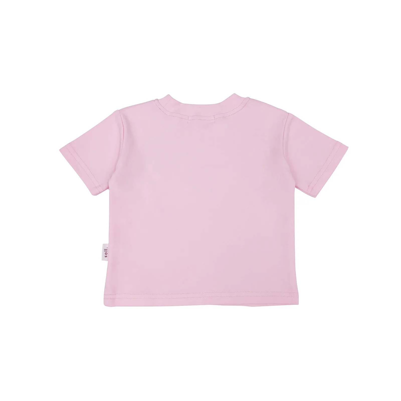 Soll Kids Logo Tee - Pink