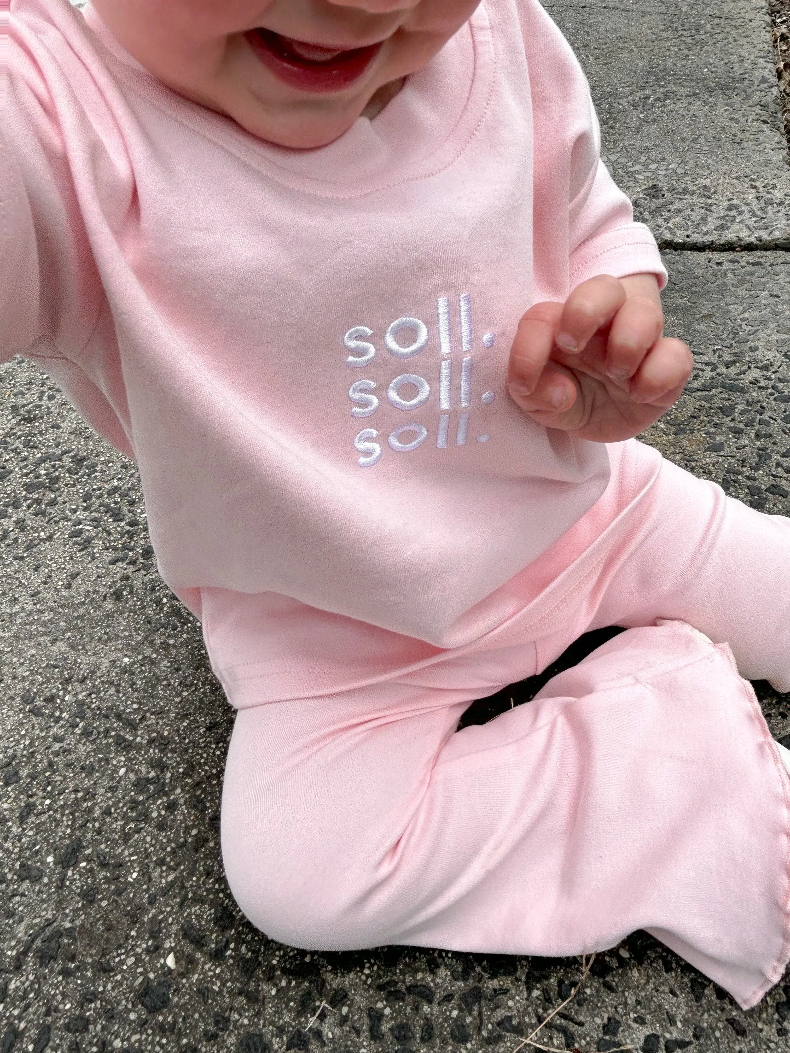 Soll Kids Logo Tee - Pink