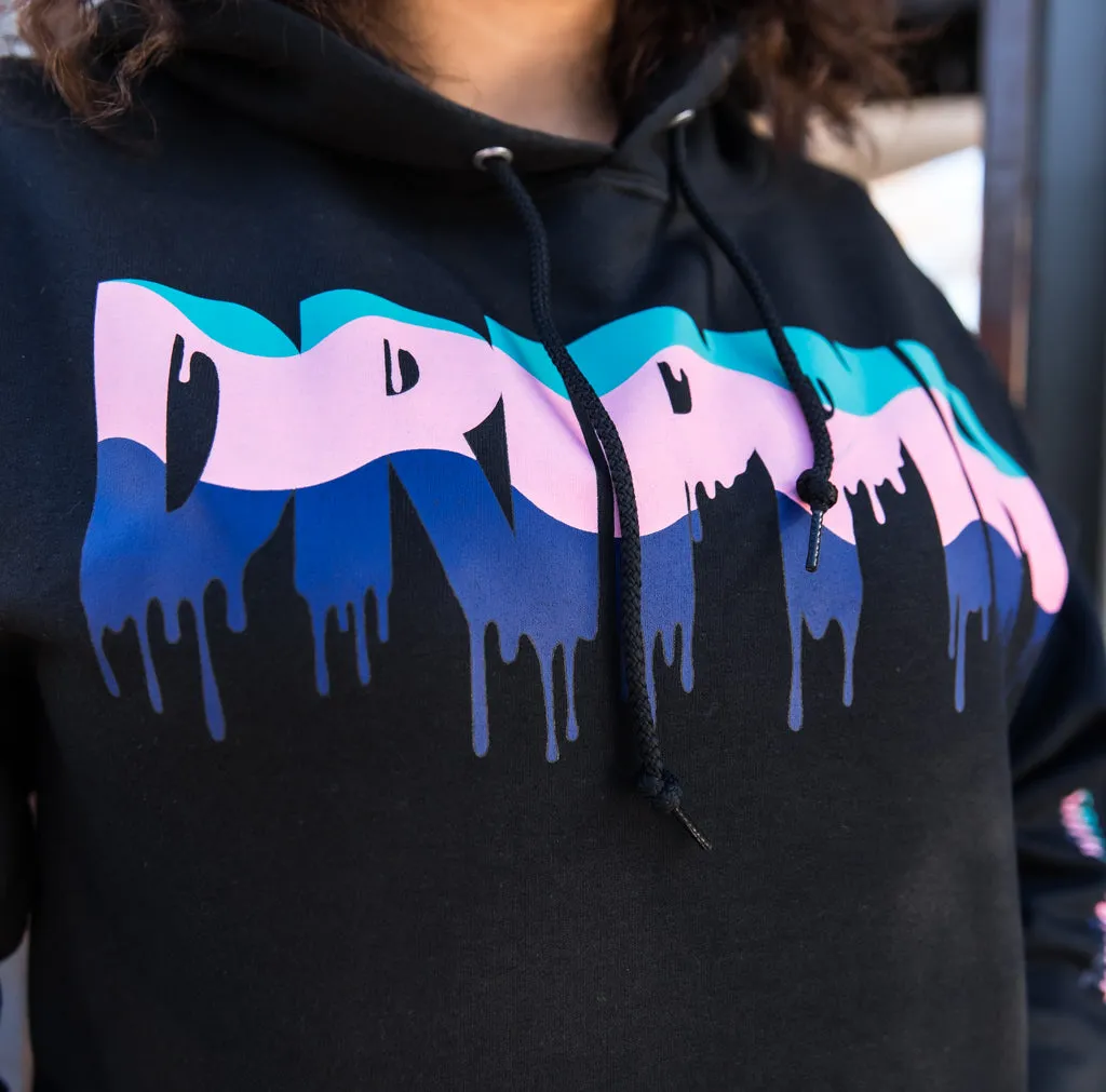 South Beach Drippin | Black Hoodie