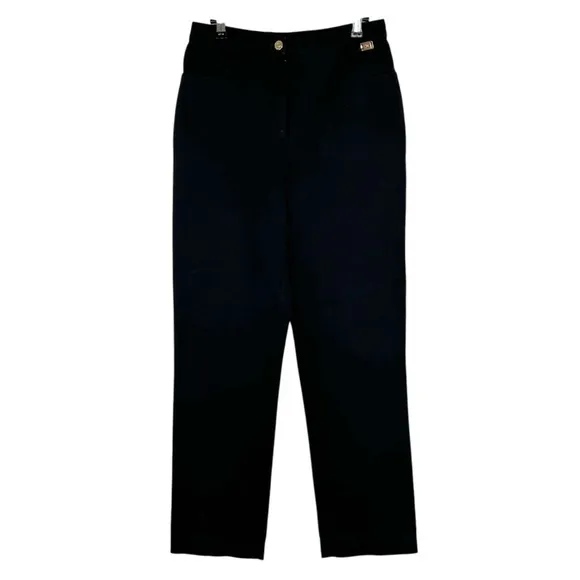 ST. JOHN Black High Waisted Straight Leg Jeans Women's Size 4 / Small
