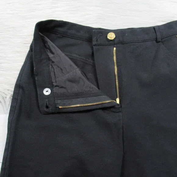ST. JOHN Black High Waisted Straight Leg Jeans Women's Size 4 / Small
