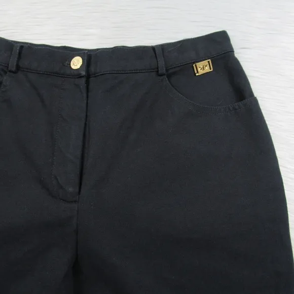 ST. JOHN Black High Waisted Straight Leg Jeans Women's Size 4 / Small