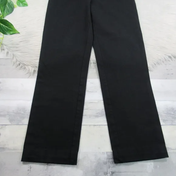 ST. JOHN Black High Waisted Straight Leg Jeans Women's Size 4 / Small