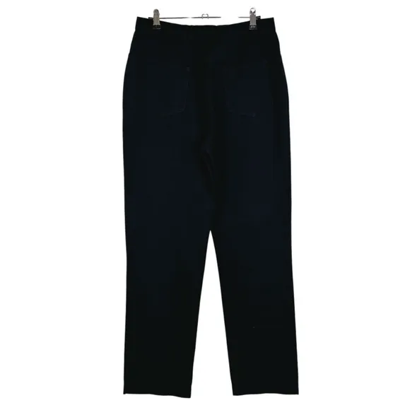 ST. JOHN Black High Waisted Straight Leg Jeans Women's Size 4 / Small