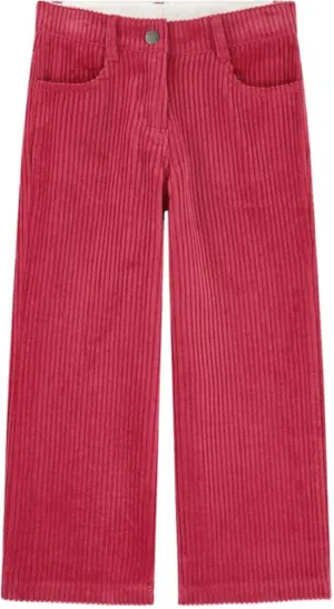 Stella McCartney Kids Red Jumbo Cord Trousers
