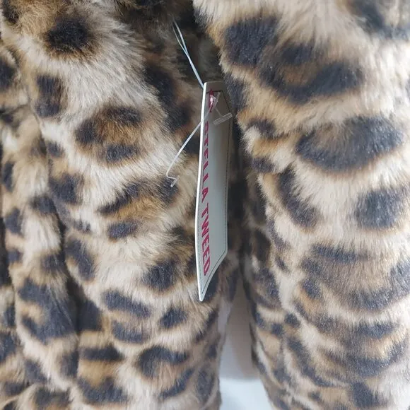 Stella Tweed leopard  Jackets &amp; Coat  Women's Size L