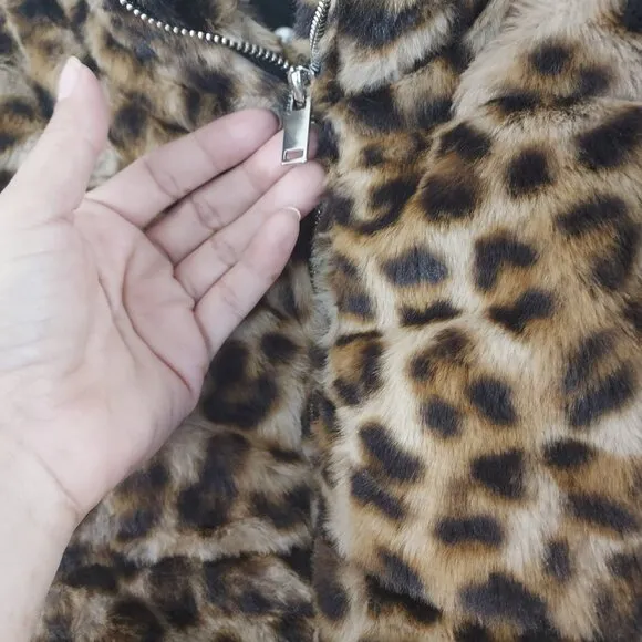 Stella Tweed leopard  Jackets &amp; Coat  Women's Size L