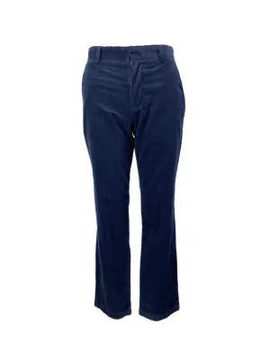 STEVEN ALAN Men's Navy Martine Straight Leg Corduroy Pants NWT