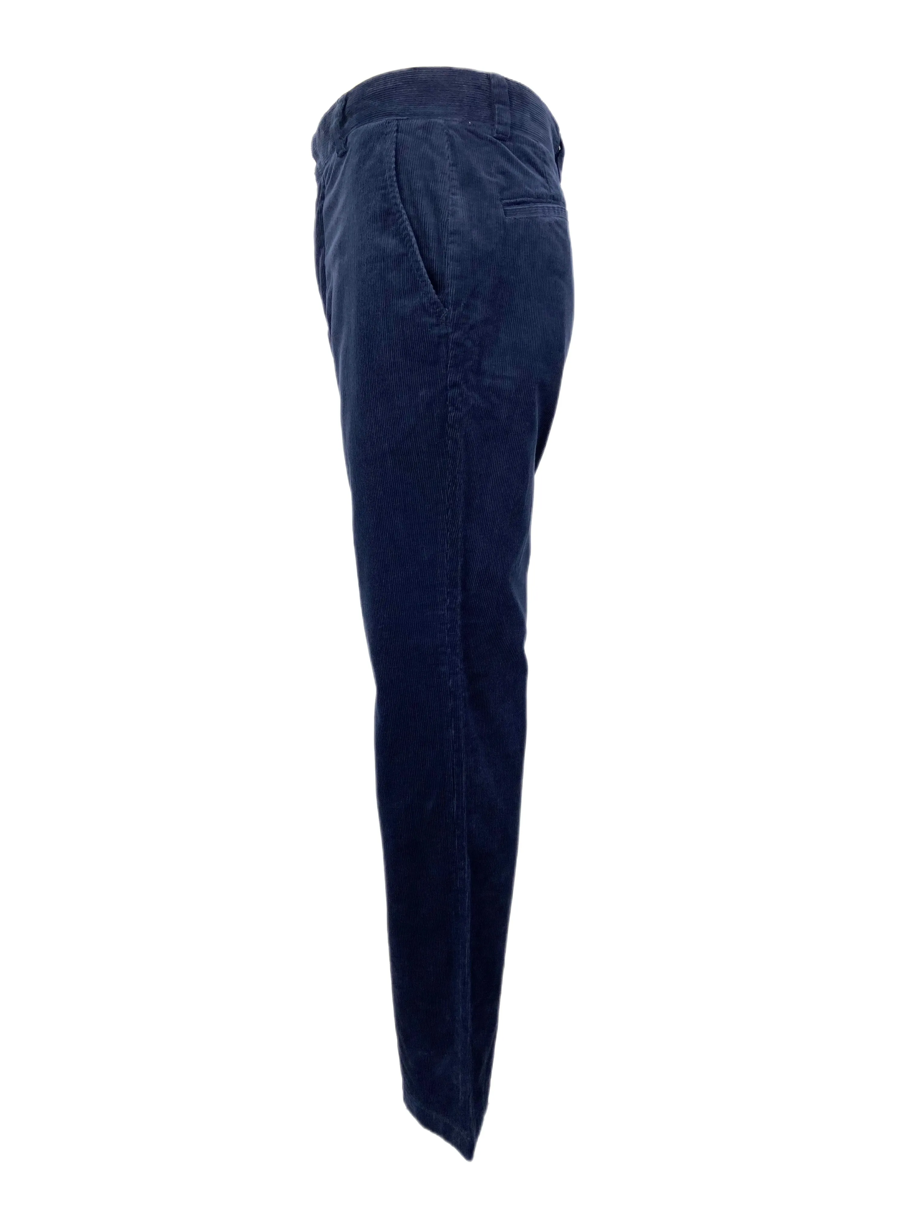 STEVEN ALAN Men's Navy Martine Straight Leg Corduroy Pants NWT