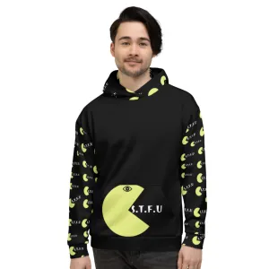 STFU Arcade Hoodie - Yellow on Black
