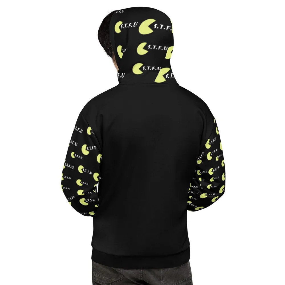 STFU Arcade Hoodie - Yellow on Black