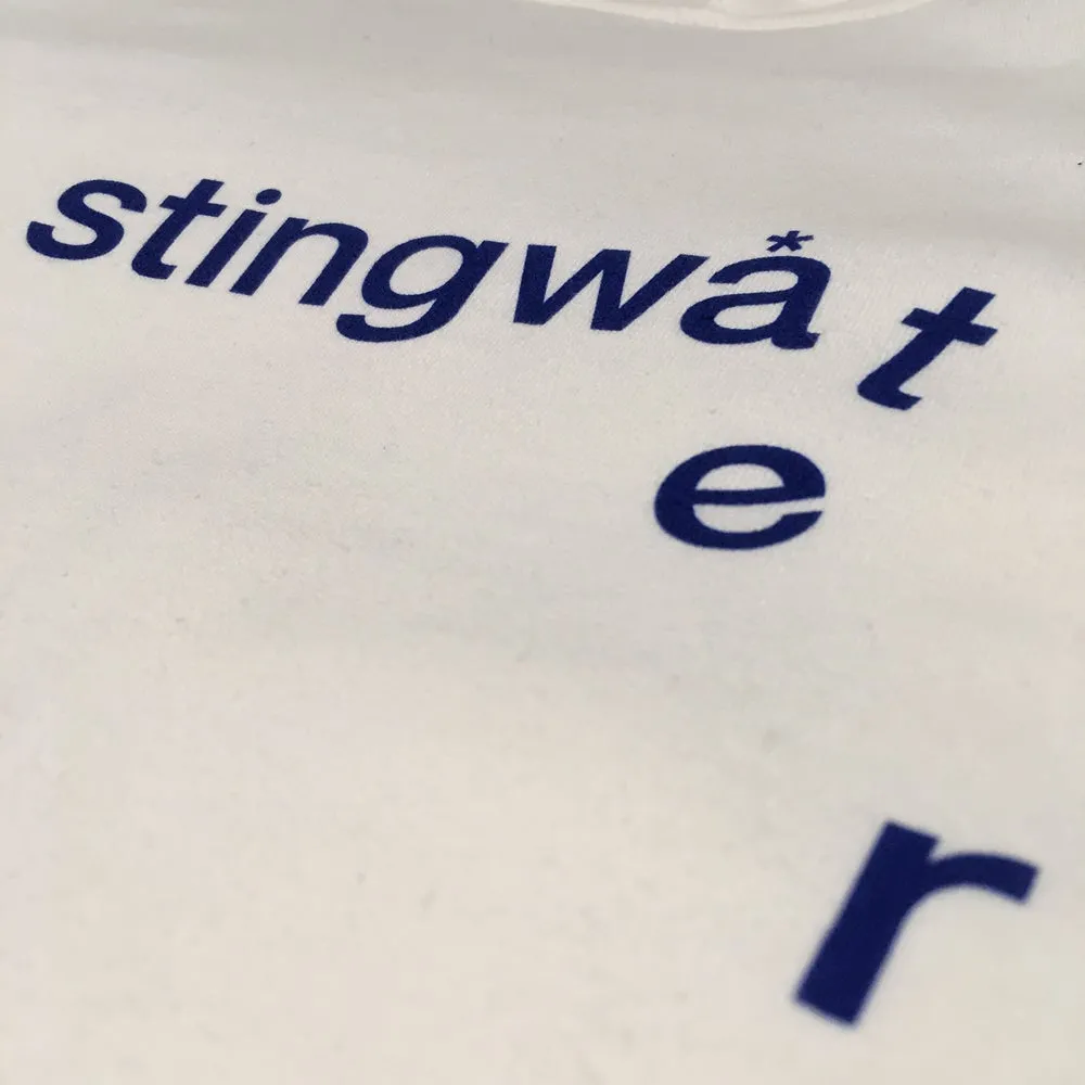 Stingwater Drip Logo Hoodie Bone
