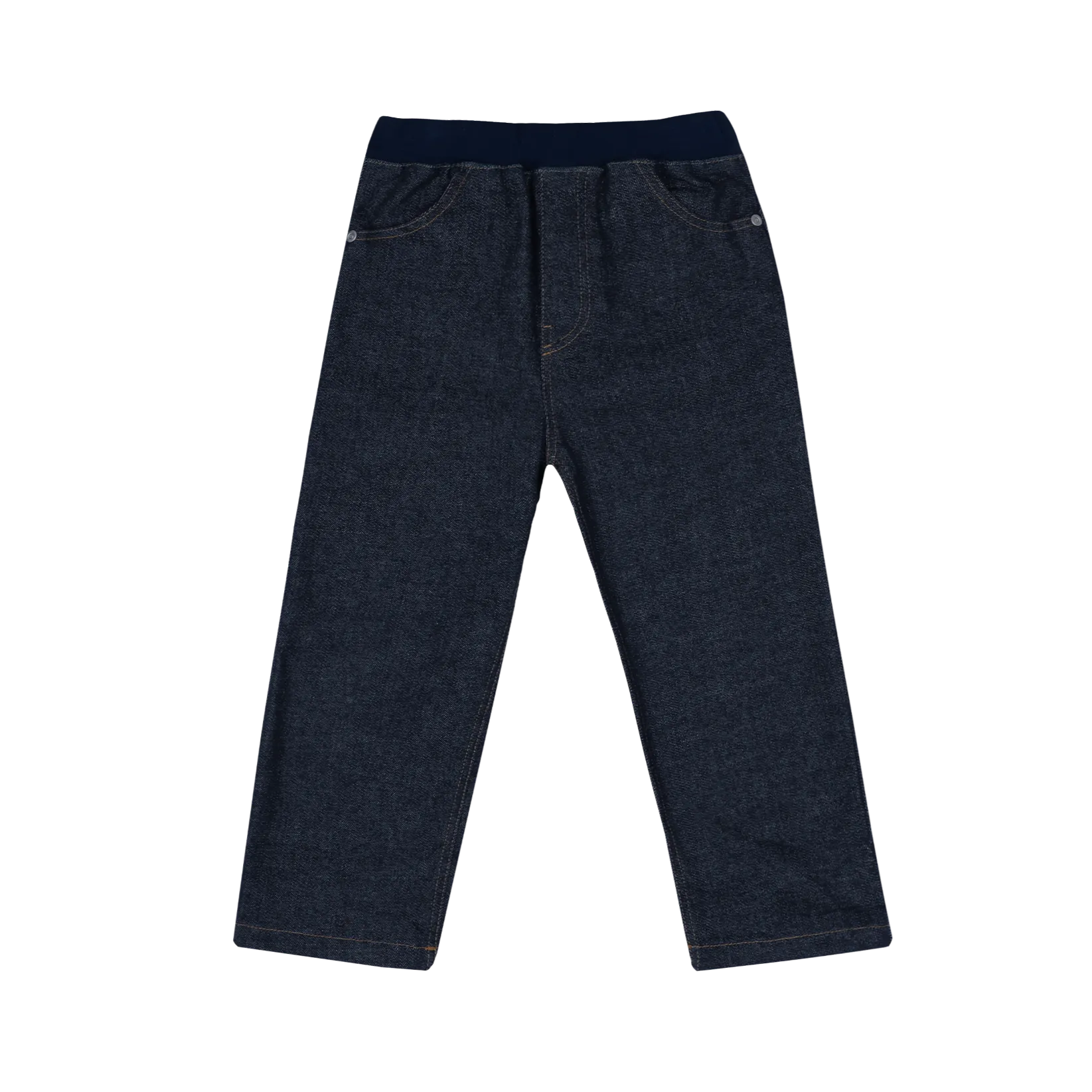 Straight Denim Pants, Indigo