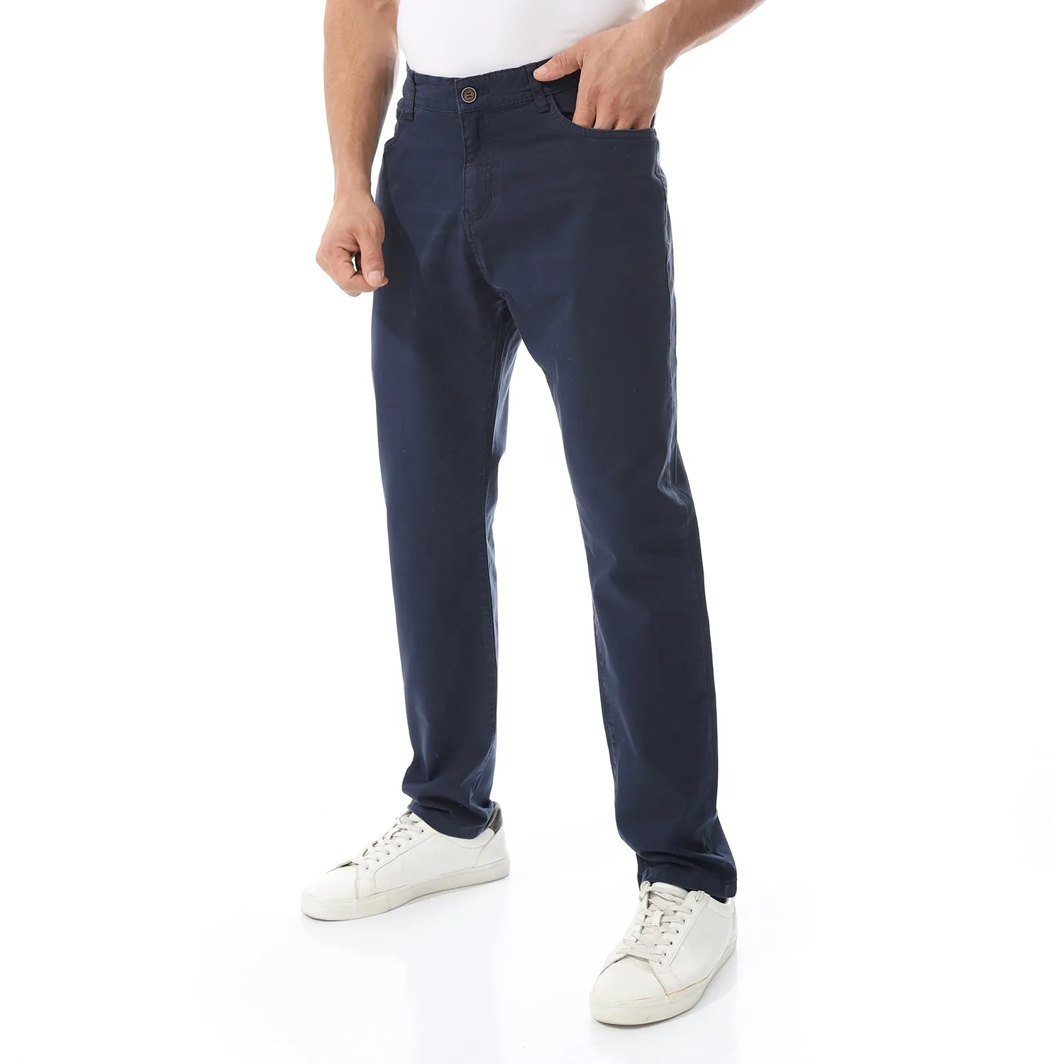 Straight Leg Gabardine Pants