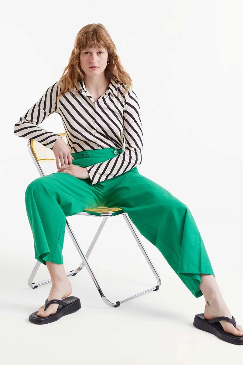 Straight Trouser - Green