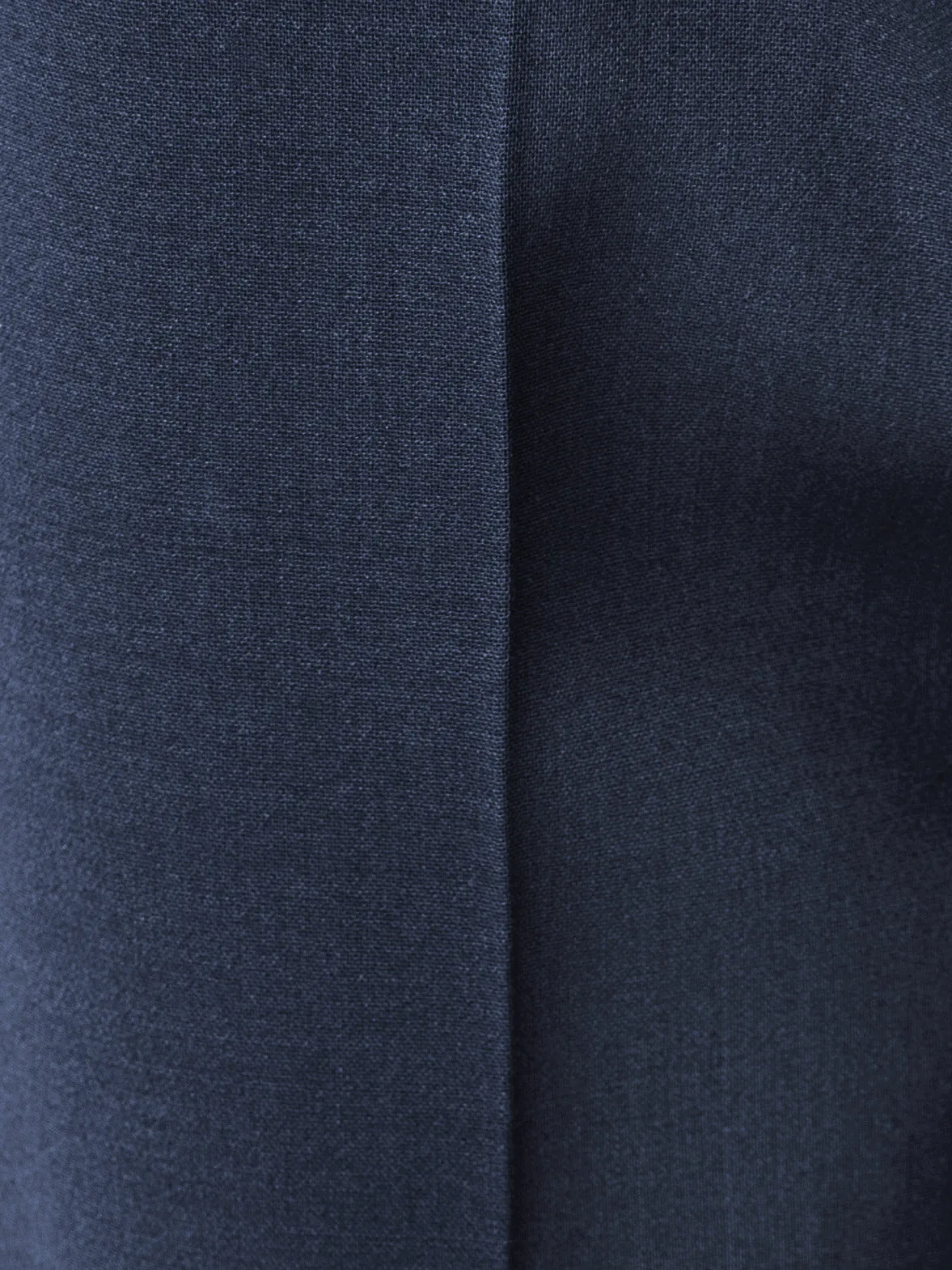 Straight Wool Double-Face Pants