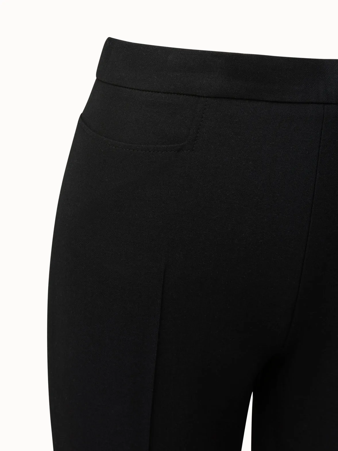 Straight Wool Pants