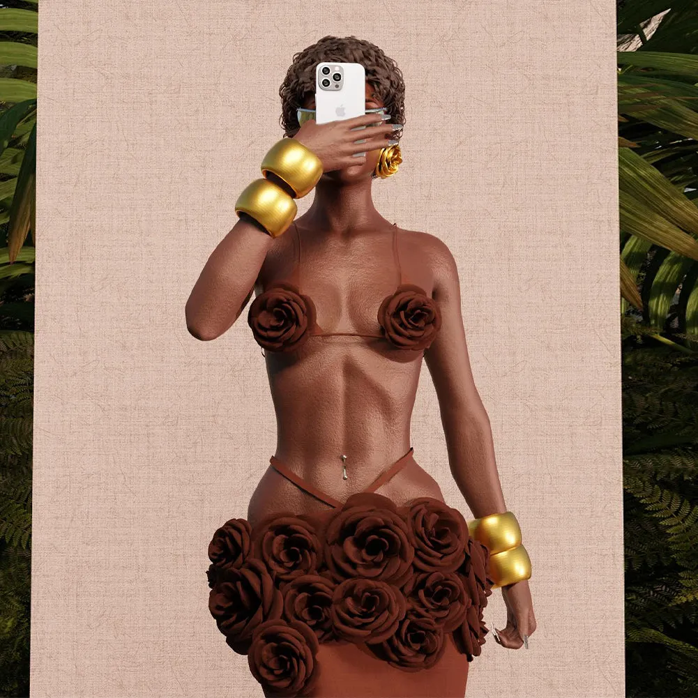 Strappy Sleeveless Sexy Maxi Bandage Set HL9693