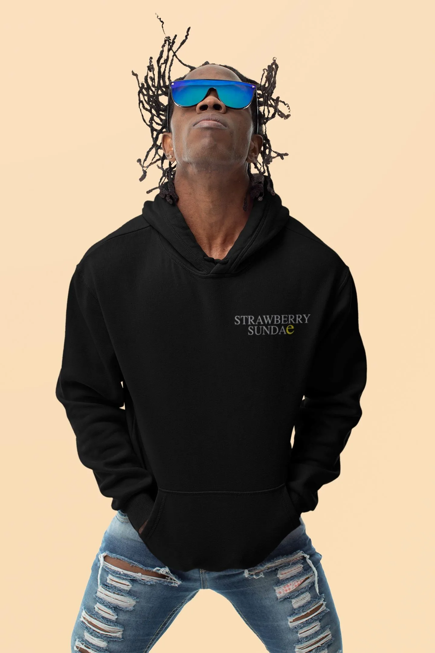 Strawberry Sundae Emojis Hoodie
