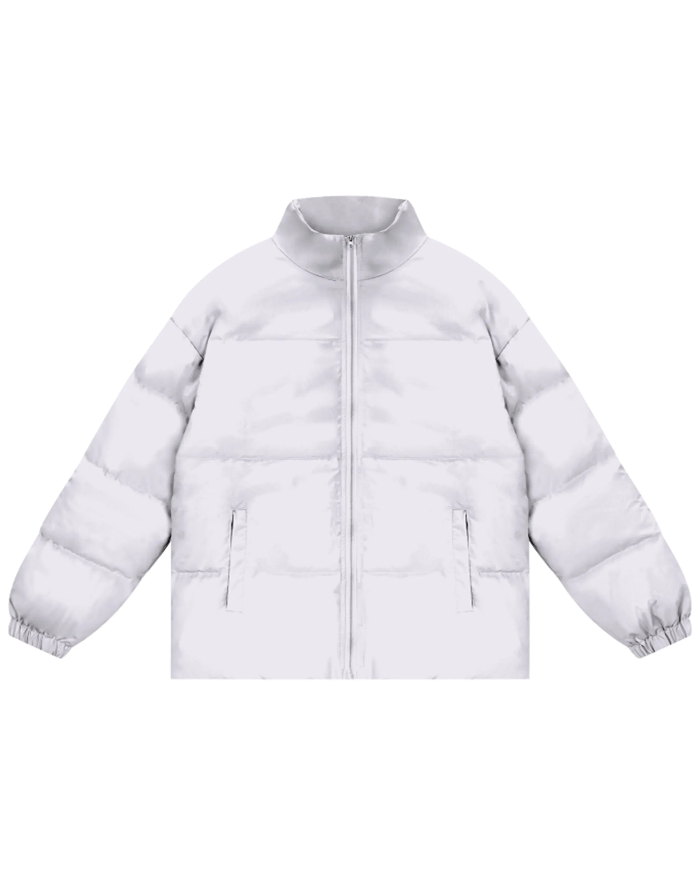 Streetwear Unisex Zipper Puffer Jacket