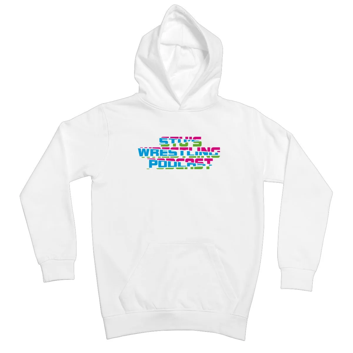 Stu's Wrestling Podcast Logo Kids Hoodie